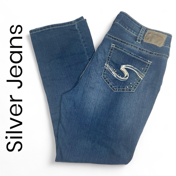 Silver Jeans Women's Classic Indigo Mid Boot Leg Jeans - Picture 1 of 8